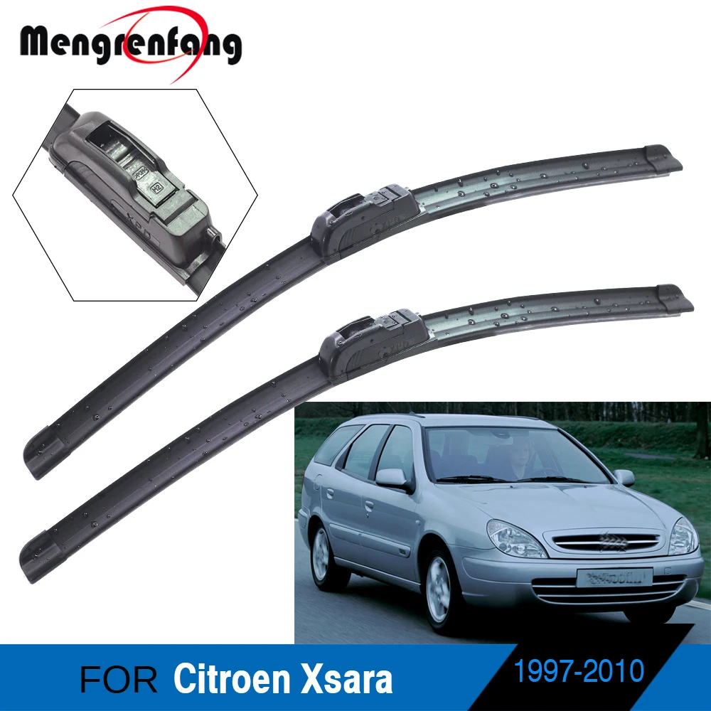 Щетки стеклоочистителя для Citroen Xsara Стайлинг автомобиля мягкая резина без рамки J