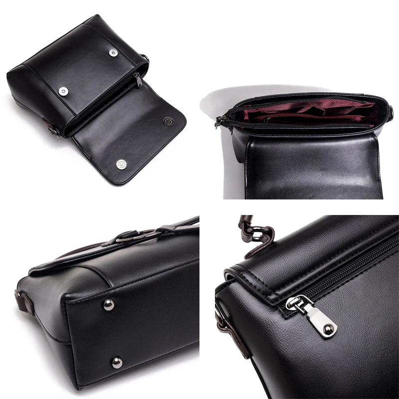 

High Quality PU Leather Women's Shoulder Crossbody Bag Simple Classic Ladies Totes Handbags Designer Boston Hand Bags Hot Sale