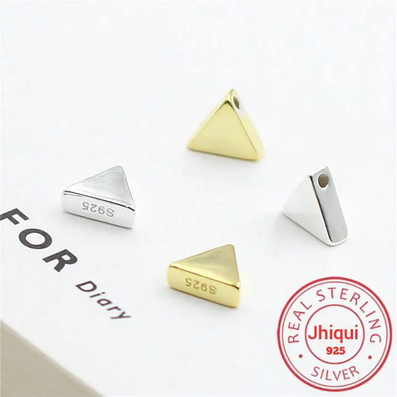 Настоящее серебро 925 пробы аксессуары бусины с фиксатором в форме звезды сделай