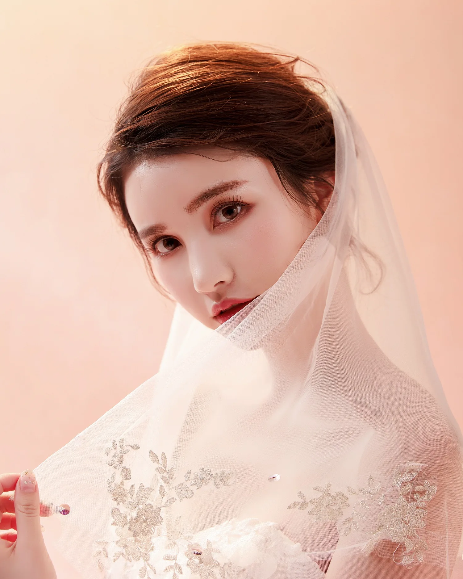 

Kagenmo Bridal veil Wedding veil lace dress accessories E