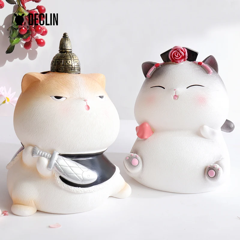 Копилка для денег сбережения счастливая кошка безопасная Милая копилка детская