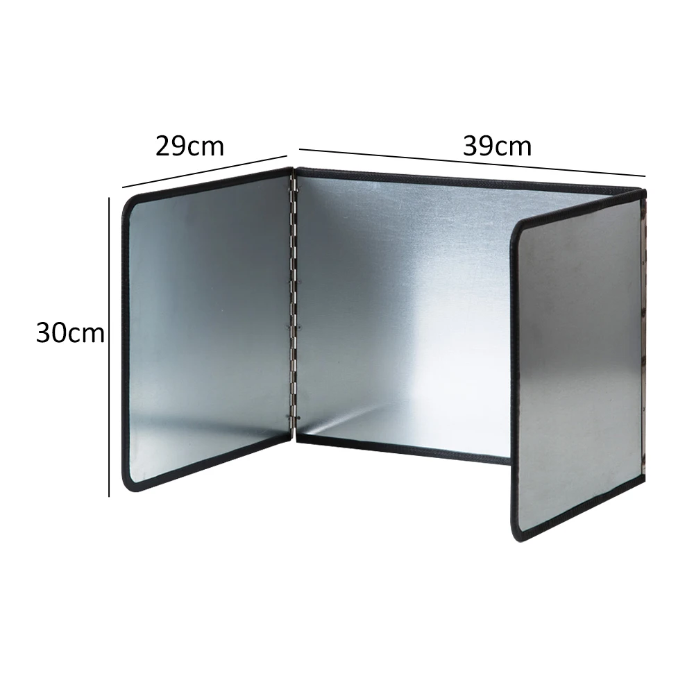 

Gas Stove Oil-Blocking Board Oil Splash Protection Screen Frying Pan Baffle Foldable Kichen Oil Fume Insulation Accessories