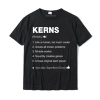 kerns name definition retro family funny t shirt popular casual tshirts cotton tops tees for men fashionable