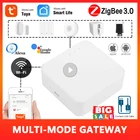 Wi-Fi Bluetooth-совместимый + Zigbee многорежимный шлюз Tuya ZigBee умный шлюз концентратор умный дом мост Smart Life приложение дистанционное управление