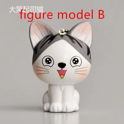 figure b Kawaii серый сидя 9 см кошка плюшевые мягкие игрушки, букет подарок мягкая плюшевая кошка кукла, брелок с котом плюшевая игрушка цветок кошка кукла подарок - Цвет: figure b