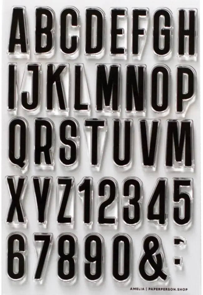 Прозрачная печать на английском для самостоятельного изготовления скрапбукинга C606