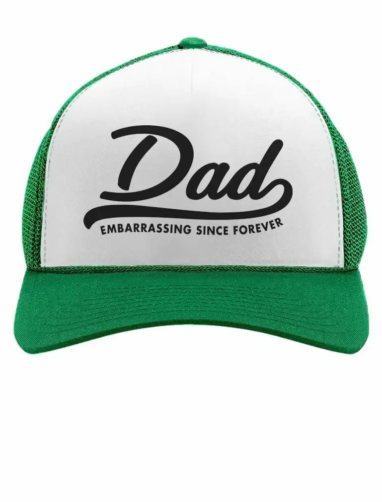 

DAD Embarrassing Since Forever Funny Father's Day Gift Printing Trucker Hat Mesh Cap