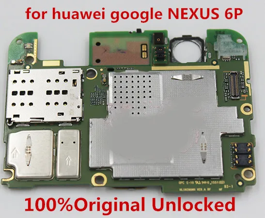 100% оригинальная разблокированная материнская плата для huawei google NEXUS 6P H1511 32 Гб 64 128