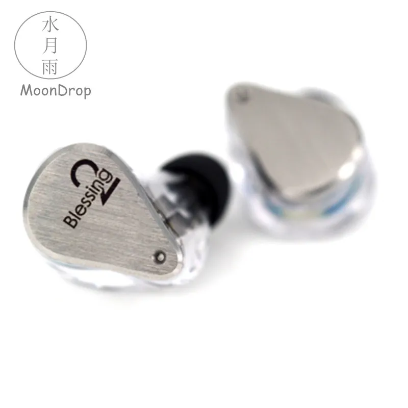 Новый Moondrop Blessing 2 4BA + 1DD Гибридный Драйвер в ухо монитор наушники со съемным