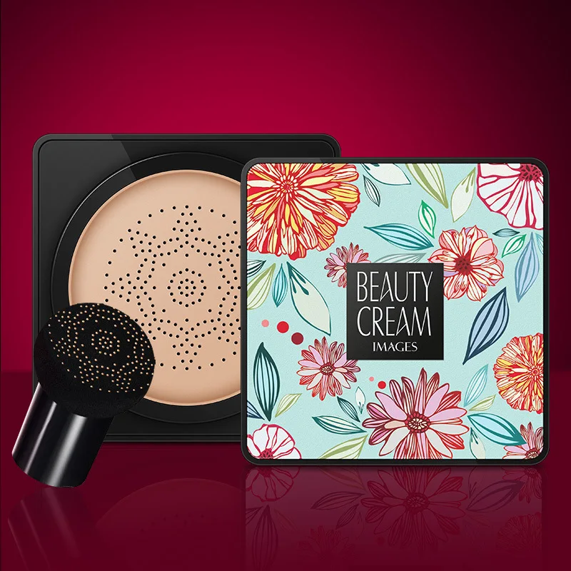 

BB Air Cushion Foundation Mushroom Head CC Cream Concealer Whitening Makeup Cosmetic Waterproof Brighten Face Base Tone