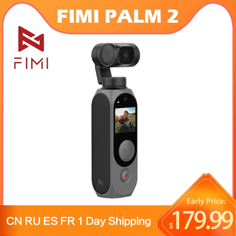 

3-осевая Карданная камера FIMI PALM 2 4K HD, угол 128 °, 100 Мбит/с, Wi-Fi, ручной стабилизатор, минимум 308, шумоподавление, умный Карманный трек