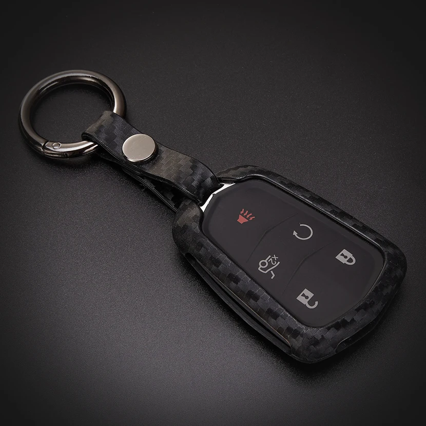 KUKAKEY чехол для ключей автомобиля Audi A2 A3 A4 A6 Q7 R8 RS4 S6 TT из углеродного волокна