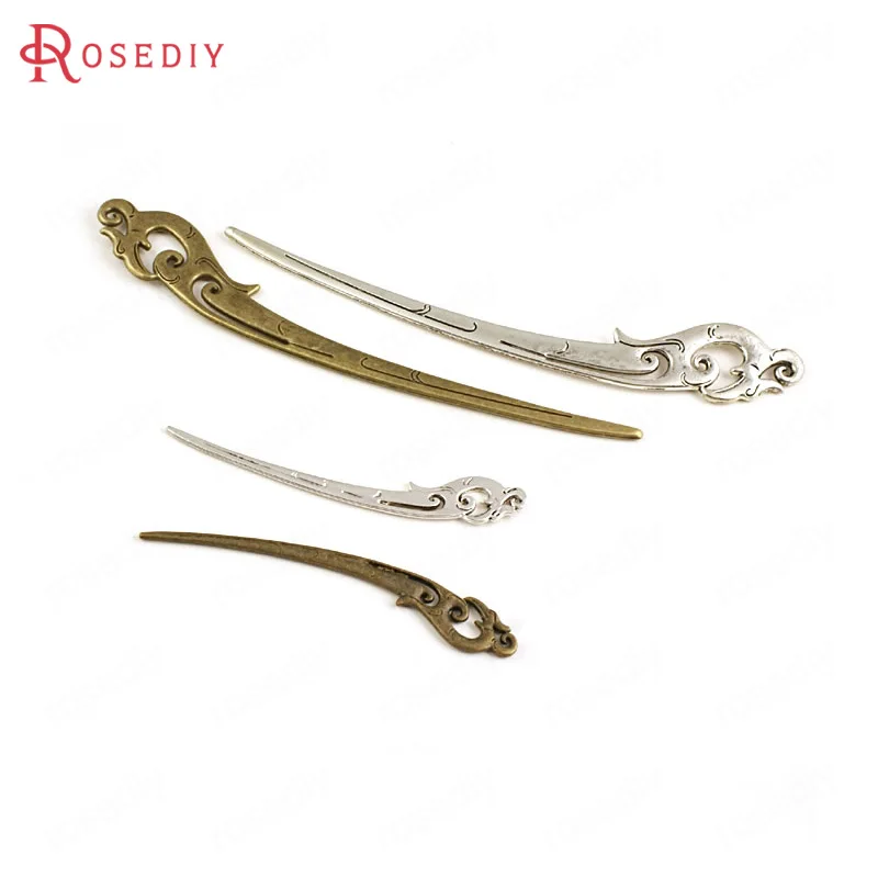 

5PCS 90x14MM 162x25MM Antique Bronze Zinc Alloy Phoenix Bookmark Hairpin Diy Jewelry Findings Accessories Wholesale