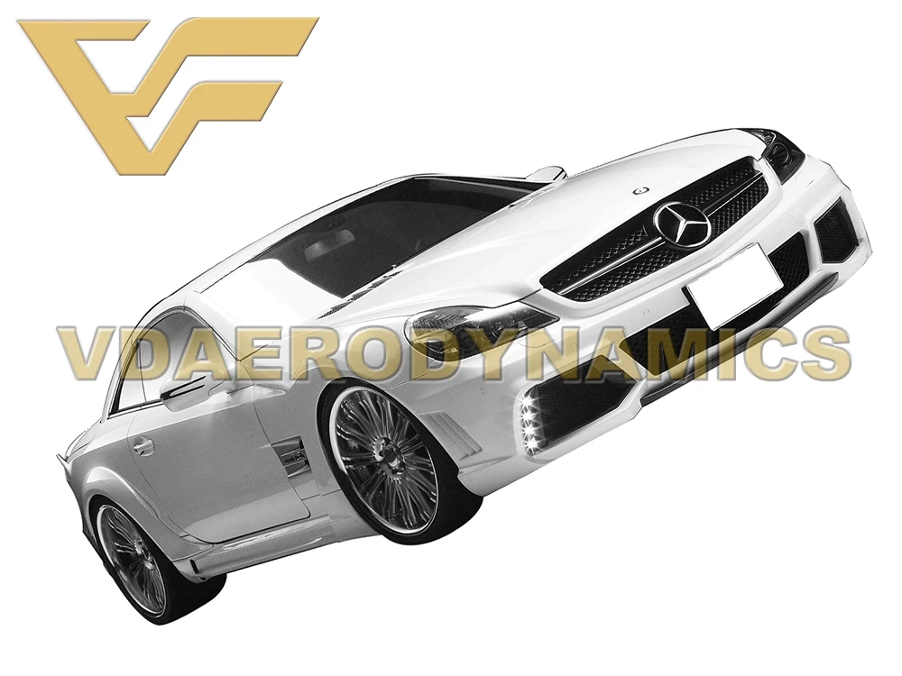 Подходит для 08-11 Benz R230 SL Class SL300 SL350 SL500 комплект с полным корпусом передние и задние