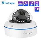Купольная IP-камера видеонаблюдения Techage, 2 МП, с микрофоном, POE
