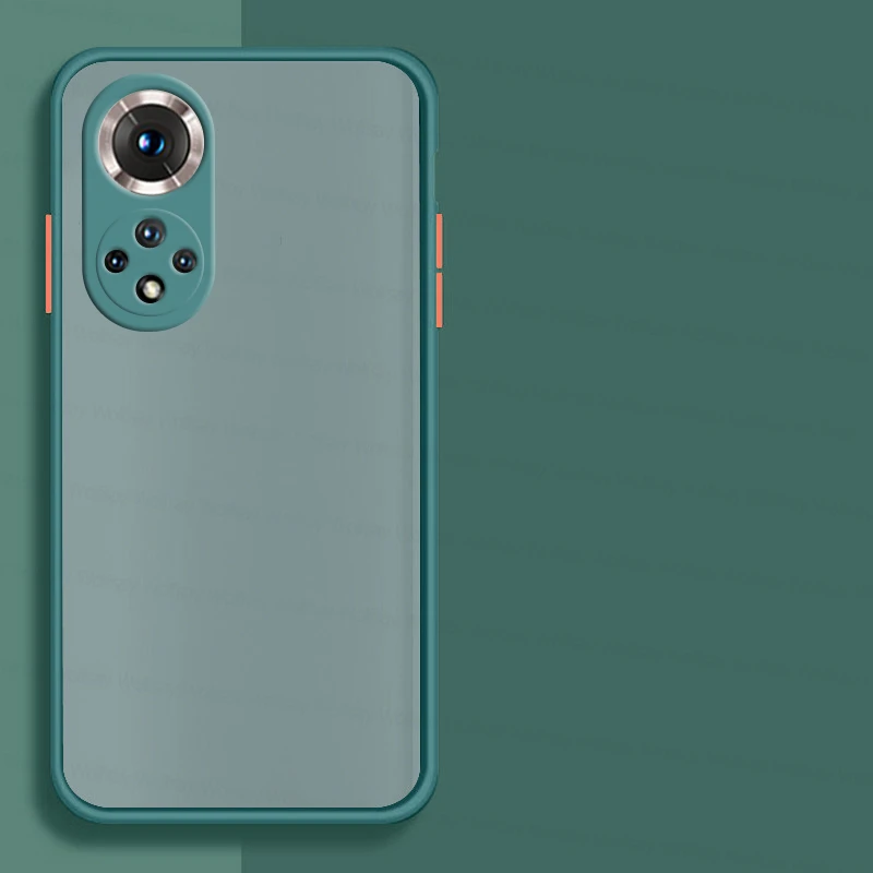 Funda de PC mate para Honor 50, 20, 30, 50, V30, V40, X20 SE, a prueba de golpes, funda trasera dura de TPU suave para Honor 50 Lite-3
