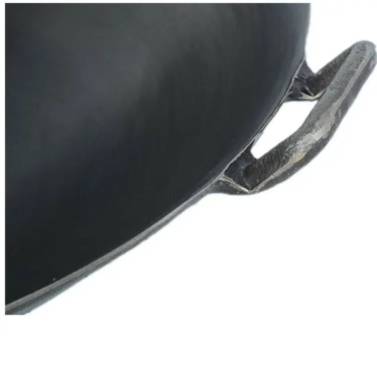 Чугунная посуда Wok сковорода без покрытия кастрюля для супа тушения газовая