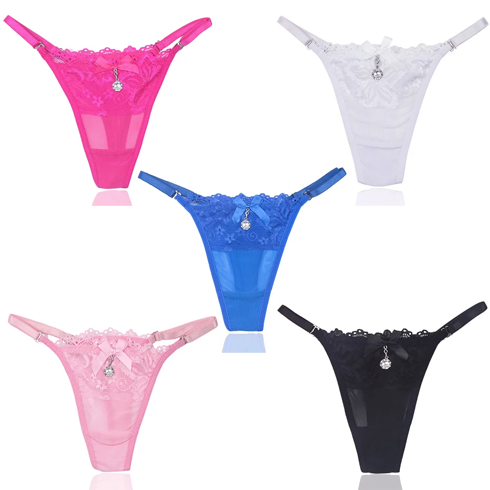Женские Сексуальные Трусики бикини стринги с v образным вырезом нижнее белье для
