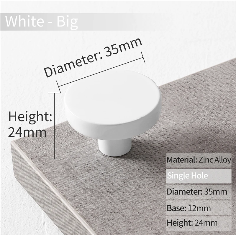 Ручки для шкафов KAK черные цинковые