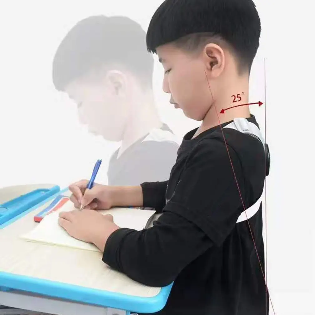 

Smart Orthosis For Children Student Sitting Posture Reminder Device Back Posture Correction Belt Anti-Hunch Back with display