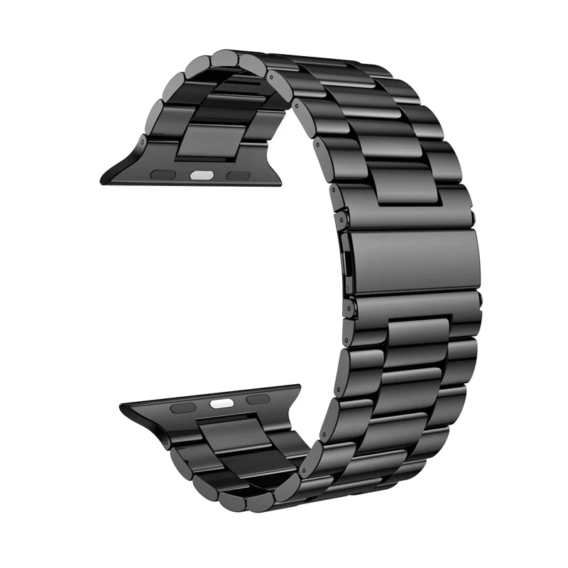 Ремешок из нержавеющей стали для apple watch band 44 мм 40 42 38 металлический браслет iwatch