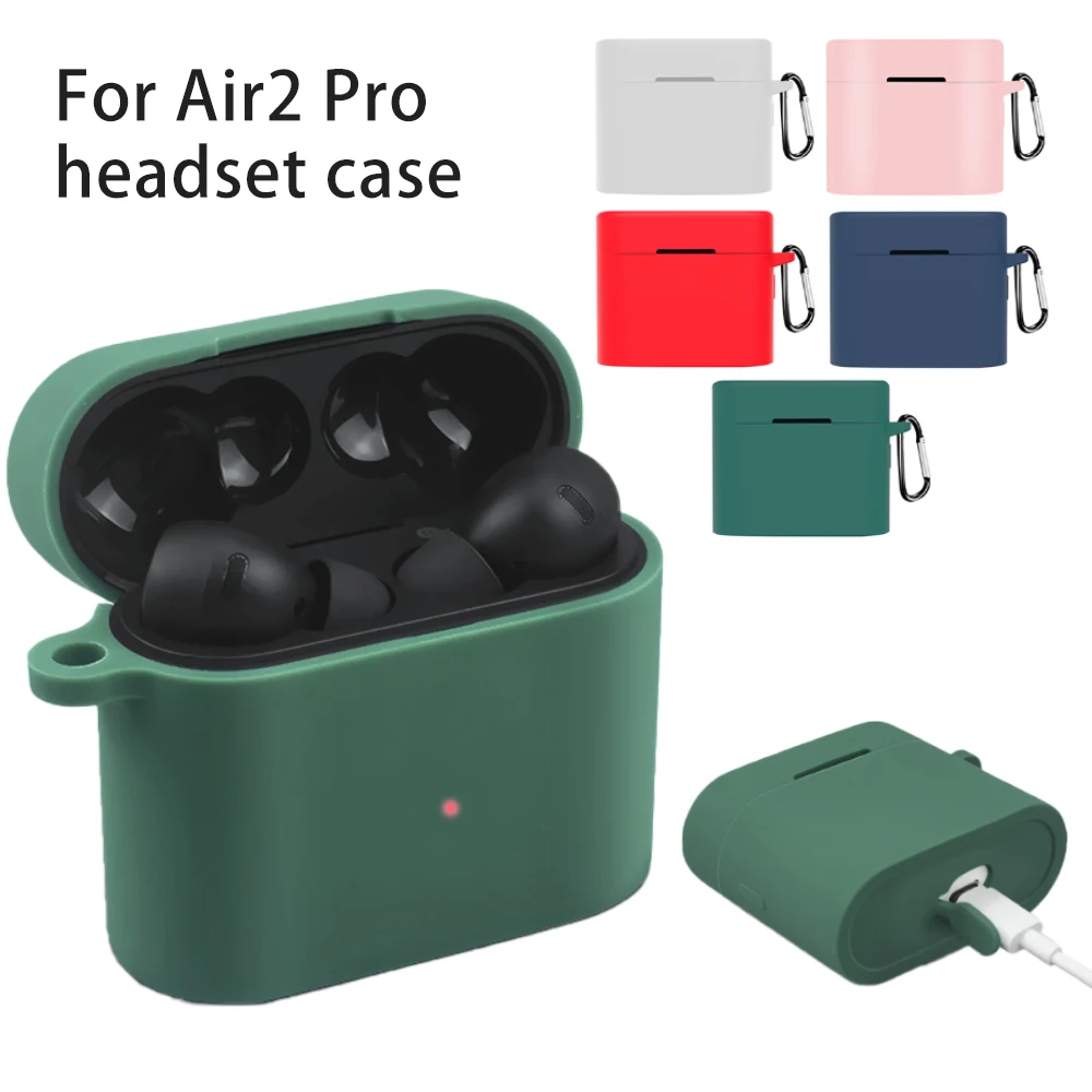 Силиконовый чехол для Mi Air 2 Pro беспроводной Bluetooth-гарнитуры Xiaomi Airdots защитный с