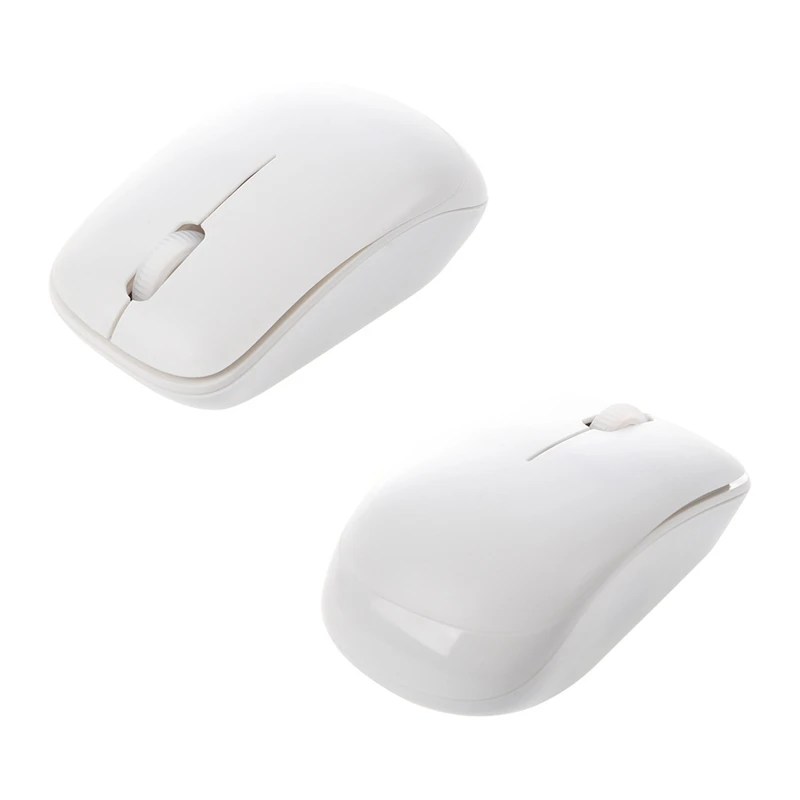 Беспроводная клавиатура и мышь портативная игровая набор для ПК из белого