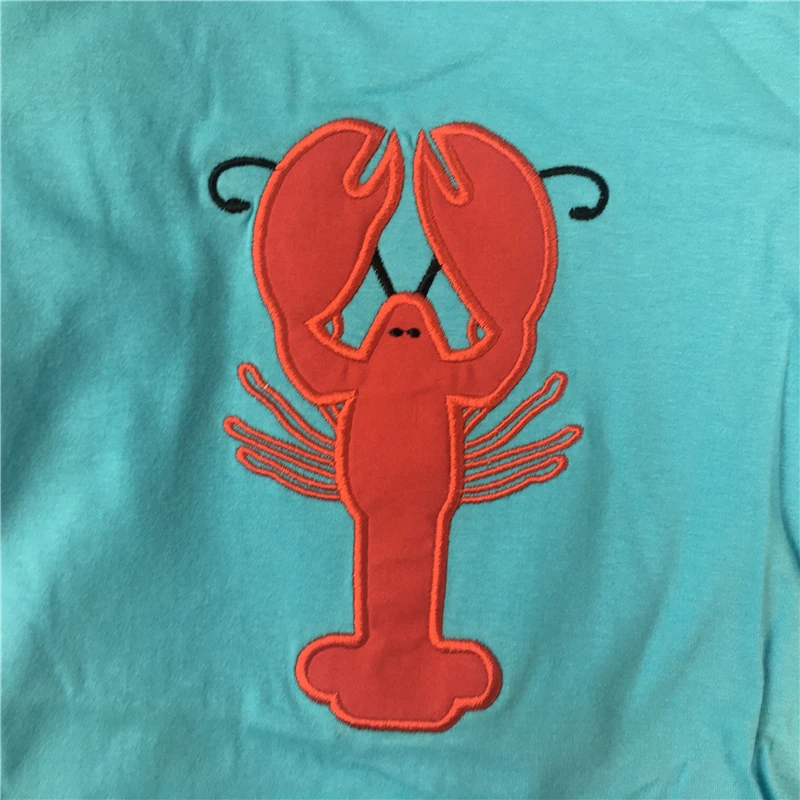 Puresun/высококачественные комплекты летней одежды с вышивкой Омаров для мальчиков