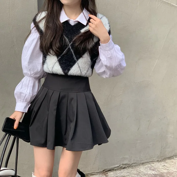 

skirts for women Spring and summer 2021 new high-waist design sense mini skirt A-line bust skirt