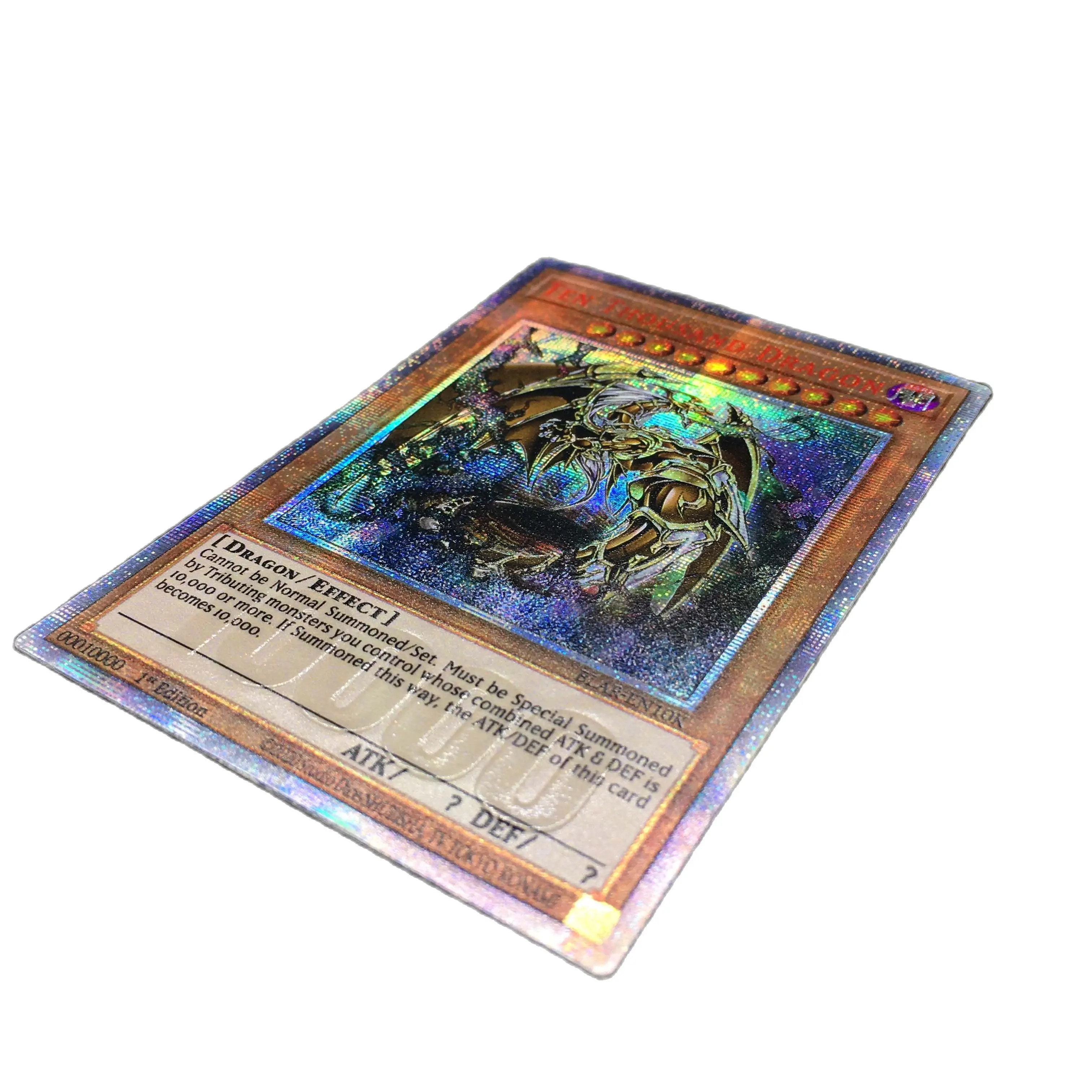 Yu Gi Oh DIY IGAS-JP000 SER Ten Thousand Dragon Special Production Collection Card (Not original)