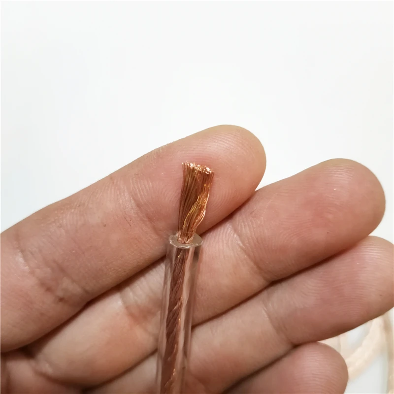 OD6mm мягкая медная проводящая Линия Заземления с прозрачной оболочкой |