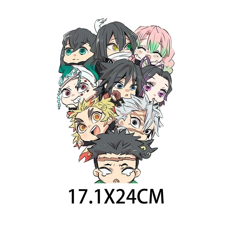 Горячая Распродажа для одежды Nezuko патчи полосы джинсов теплопередающие