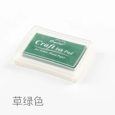 grass green 1 шт. журнал кошка деревянный штамп милые животные резиновая печать прозрачные штампы для скрапбукинга Фотоальбом украшения DIY - Цвет: grass green