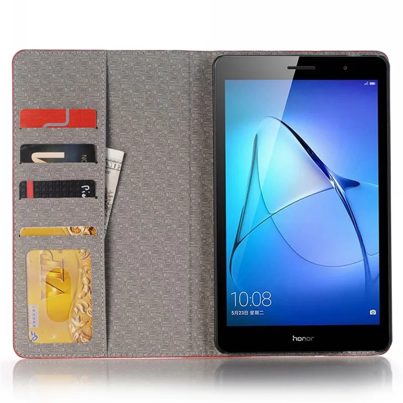 Чехол подставка из искусственной кожи крокодила для Huawei MediaPad T3 8 0 KOB L09 W09 дюймов