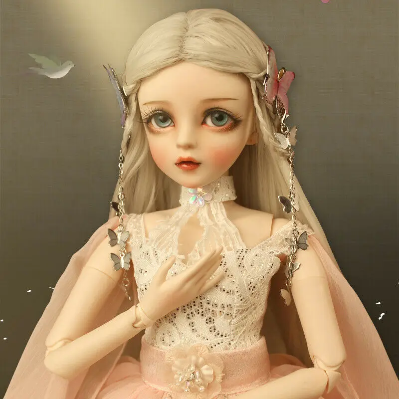 

BJD 1/3 Doll 60cm Ball Jointed Doll Gift for Girls with Full Set Accessories Toy Fashion American Girl Doll In-Stock Items
