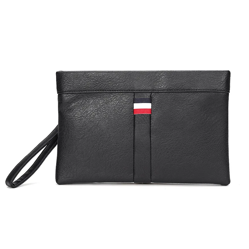 Мужской клатч из натуральной кожи мужской кошелек Длинный брендовый Воловья