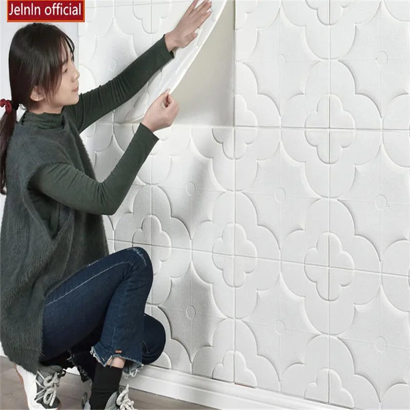 3D стерео наклейки на стену самоклеящиеся обои пена мягкая посылка ТВ фон iving