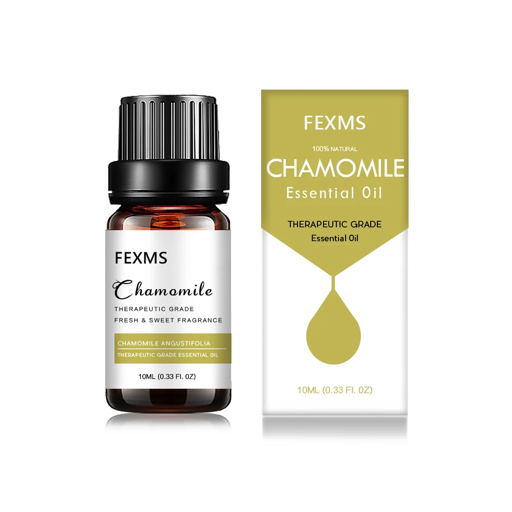 

Roman Chamomile Essential Oil for Stress Relief, Sleep and Relaxation - Topical Use for Sensitive Skin and Nausea Relief