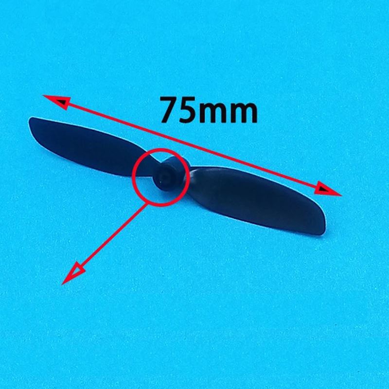 Пропеллеры диаметром 75 мм 5 пар высокая/низкая скорость эластичные пропеллеры cw