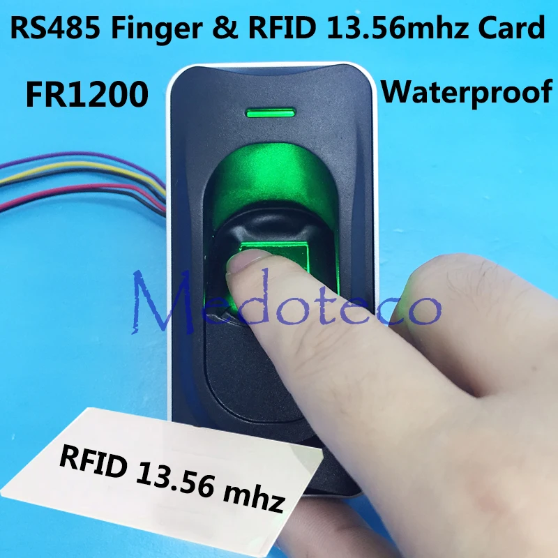 FR1200-MF FR1200 для inbio160 inbio260 Inbio 460 F18 контроль доступа RS485 Rfid 125 кГц считыватель отпечатков пальцев - Цвет: FR1200-MF