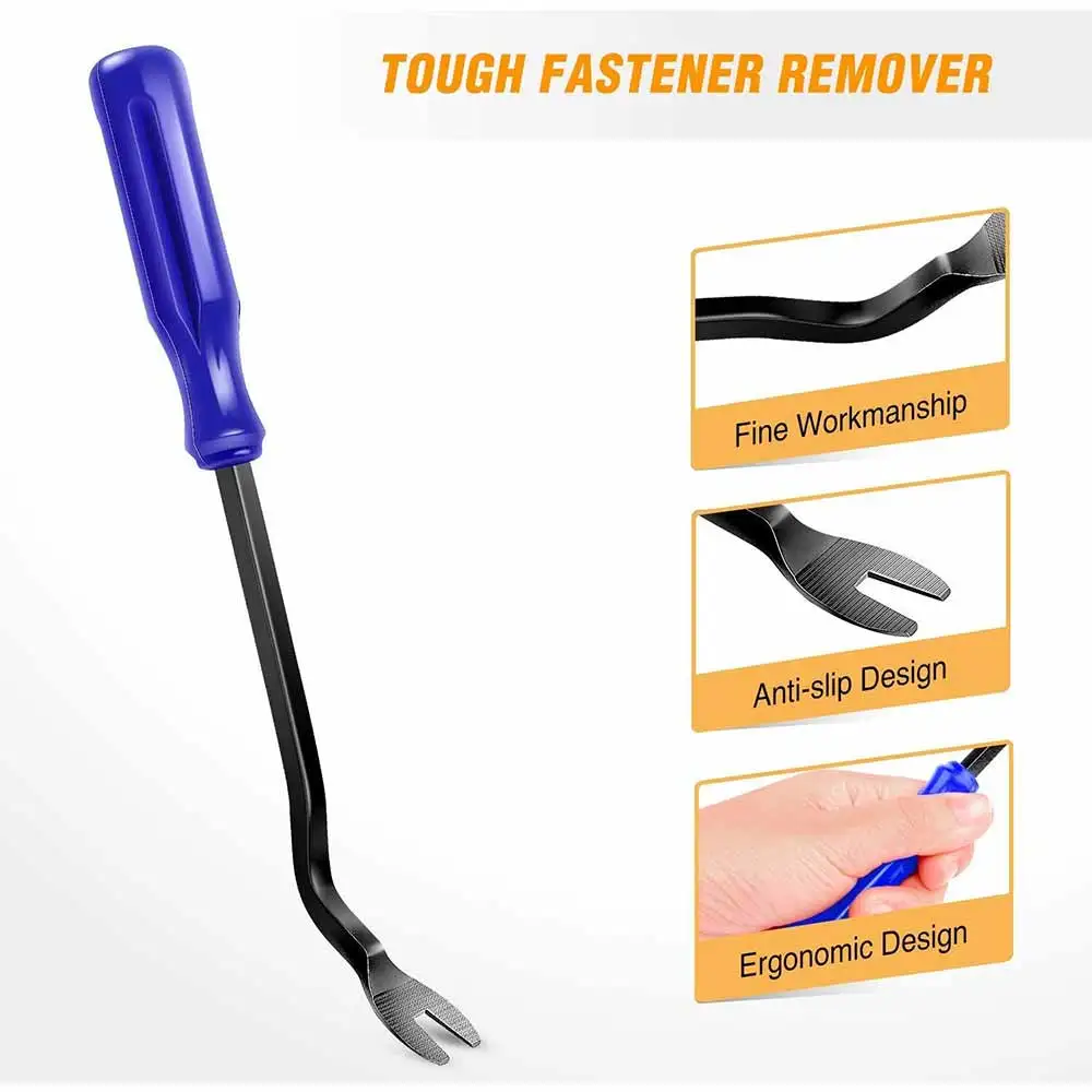

5pcs Auto Trim Removal Tool Kit Car Panel Door Audio Trim Remover No-Scratch Pry Dismantle Tool Auto Clip Pliers Fastener