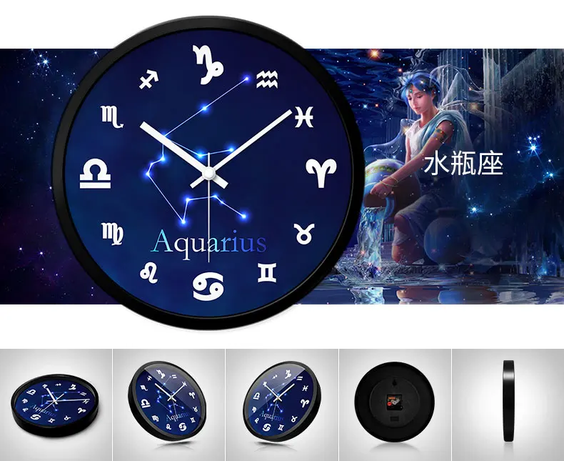 Металлические настенные часы для гостиной модные современные креативные в