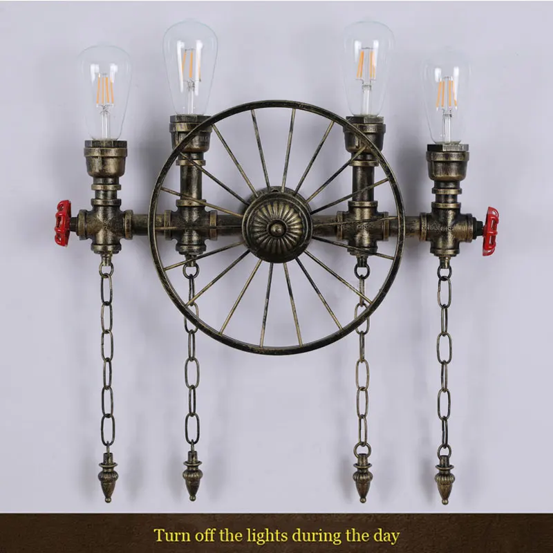 Винтажный светильник для балкона в стиле ретро американский индастриал