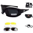 Тактические поляризованные очки, военные солнцезащитные очки, армейские, для страйкбола, мужские, для улицы, для стрельбы, охоты, езды на велосипеде, Набор очков с 4 линзами