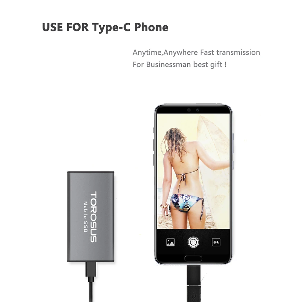Внешний SSD накопитель TOROSUS 1 8 дюйма USB 120 250 ГБ 500 Гб ТБ 2 внешний твердотельный для