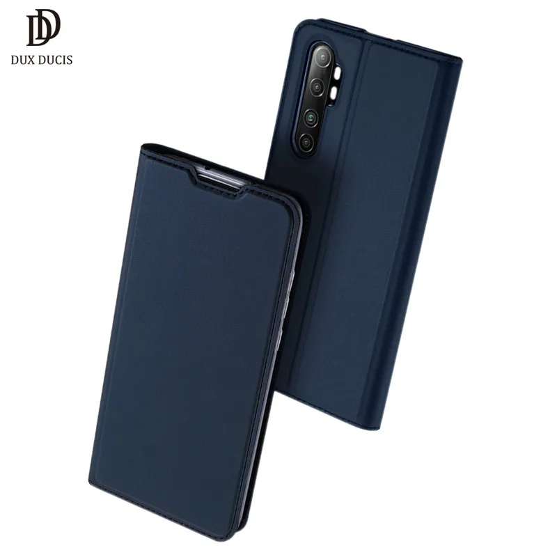 Чехол книжка DUX DUCIS Skin Pro серии кожаный чехол бумажник для Xiaomi Mi Note 10 Lite с