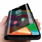 Умный зеркальный чехол для телефона Samsung Galaxy A41, кожаные флип-Чехлы для телефона на samsong a41 a 41, чехол, чехлы на Galaxy A 4