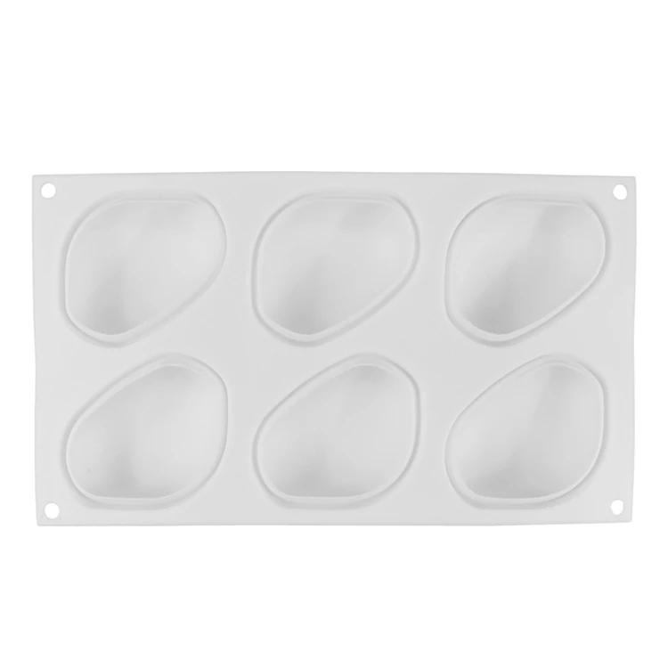 Силиконовая суперъяркая эллиптическая форма для выпечки 1 шт. тортов муссов