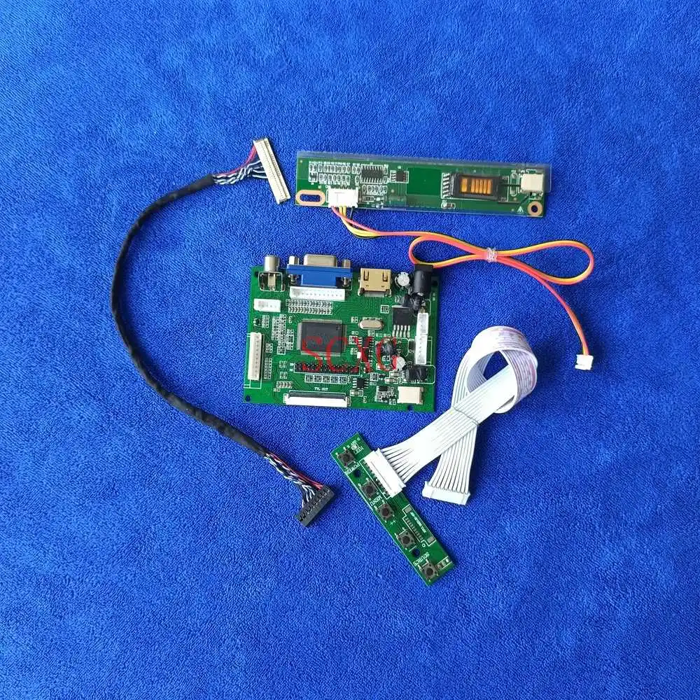 

1-CCFL HDMI-compatible 2AV VGA Display LCD Controller Drive Board For LTD154EX0V/LTD154LX0S Monitor 1280*800 LVDS 30 Pin DIY Kit