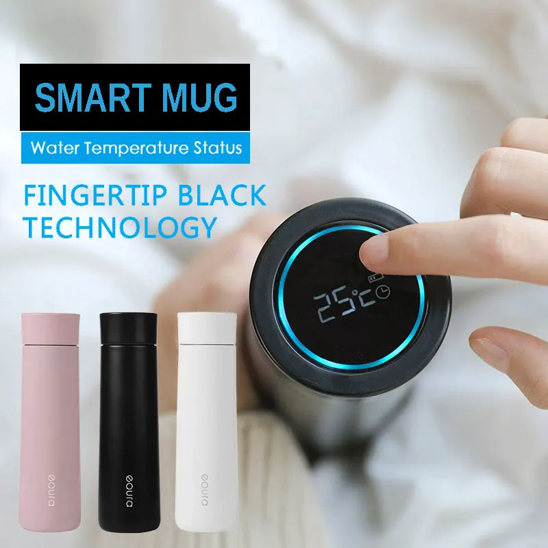 Умная Вакуумная чашка умная изоляционная функция напоминания бутылка для воды